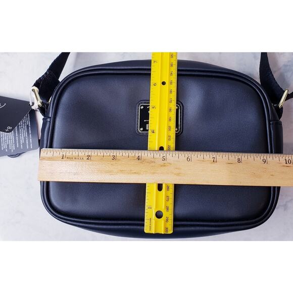 NWT DISNEY X LOUNGEFLY Mickey Mouse Heart Hands Crossbody Bag Black and Red - Picture 15 of 15